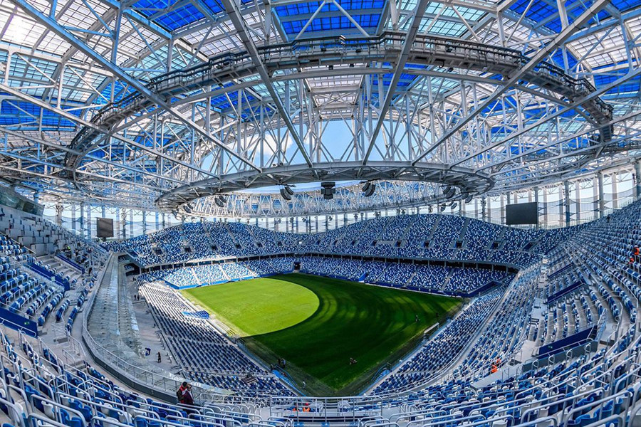 鹿泉篮球场网架案例